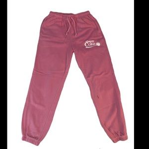 Pink Coca Cola sweatpants